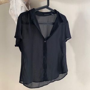 * Sheer 90’s Button Up Shirt *